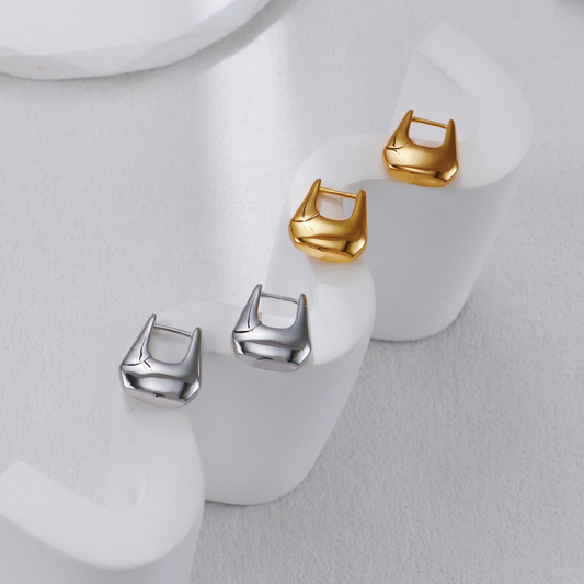Minimalist Geometric Stud Earrings